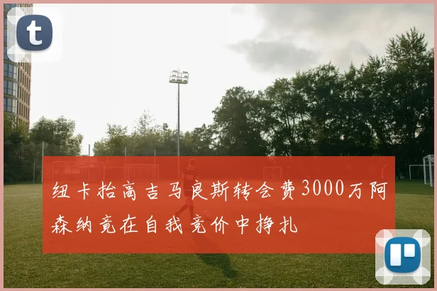 纽卡抬高吉马良斯转会费3000万阿森纳竟在自我竞价中挣扎